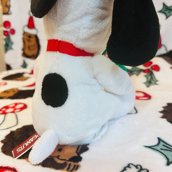 Peanuts Christmas Animated Reindeer Snoopy Plush - Picture 6 of 8